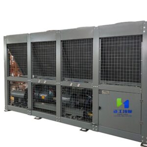 Air-cooled screw chiller-heater unit