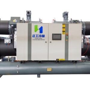 Water-cooled, evaporative cooled industrial screw chiller units