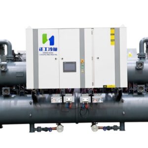 Water-cooled/evaporative cooled medium-low temperature falling film screw chiller unit