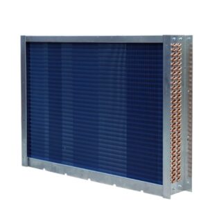 Round, oval copper tube heat exchanger