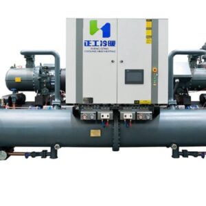 Water-cooled, evaporative cooled normal temperature falling film screw chiller unit