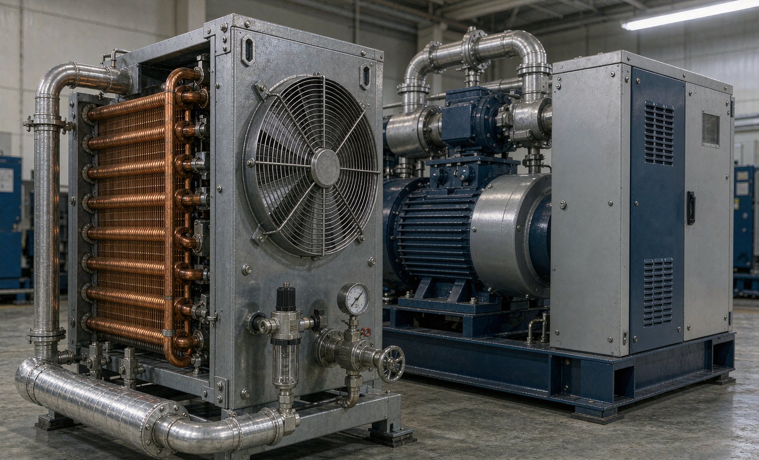 Compressed Air Aftercooler Selection: Air-Cooled or Water-Cooled?