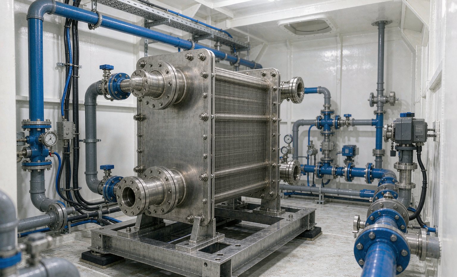 Electrolyzer Cooling Heat Exchanger: Plate Selection for PEM and Alkaline Stacks